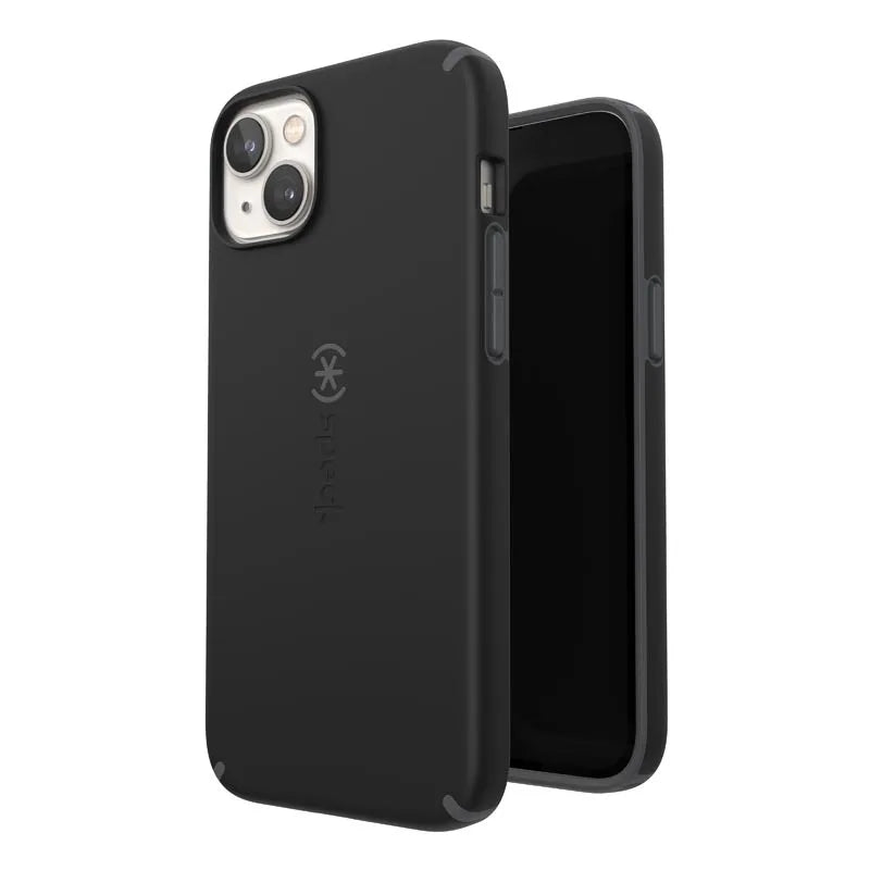 Speck CandyShell Pro + MagSafe – iPhone 14 Plus dėklas su MICROBAN danga (juoda / pilka)