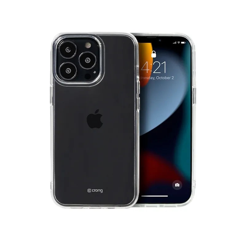 Crong Crystal Slim Cover – „iPhone 13 Pro Max“ dėklas (skaidrus)