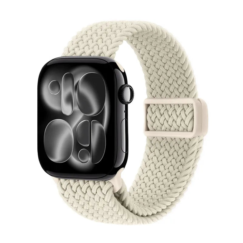 Crong Wave Band – pintas dirželis Apple Watch 38/40/41/42 mm laikrodžiams (smėlio spalvos)
