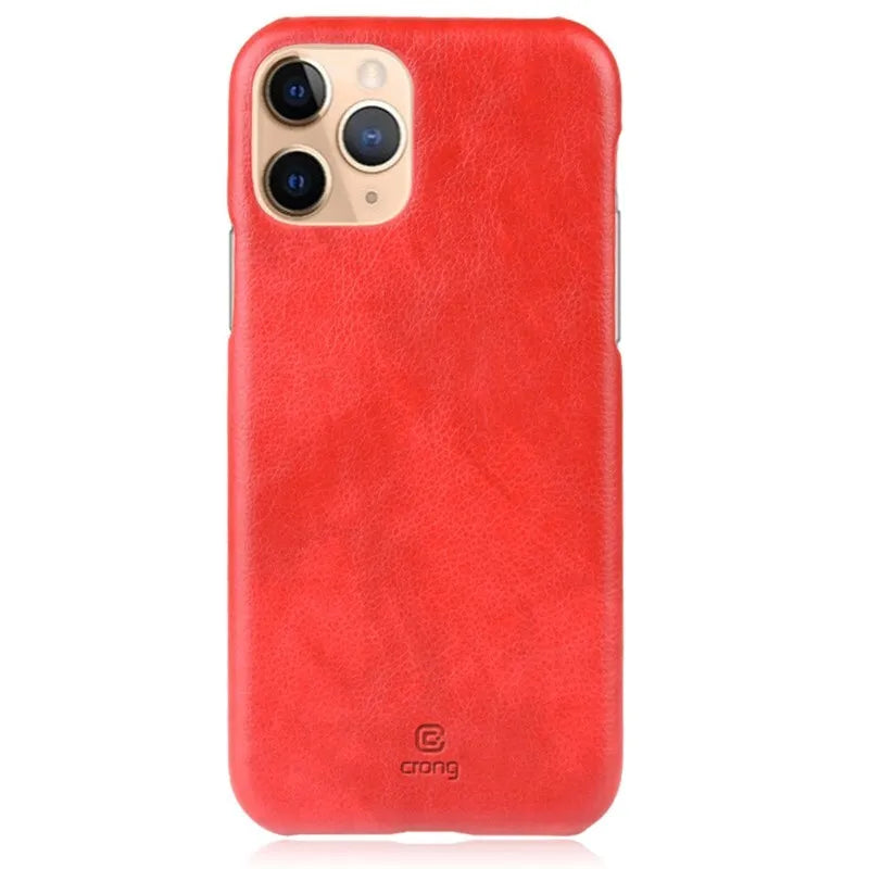 „Crong Essential Cover“ – „iPhone 11 Pro Max“ dėklas (raudonas)