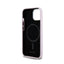 DKNY Liquid Silicone Small Metal Logo MagSafe – dėklas iPhone 15 Plus / 14 Plus (rožinis)