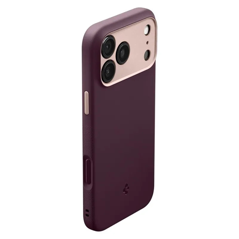 Spigen Nano Pop Mag MagSafe – dėklas iPhone 17 Pro (Burgundy Bean)