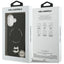 Karl Lagerfeld Choupette Pin MagSafe – dėklas iPhone 17 (juodas)