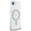 Guess IML Glitter Circle MagSafe – dėklas, skirtas iPhone 16e (skaidrus)