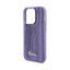 Guess Sequin Script Metal – dėklas iPhone 14 Pro (violetinis)