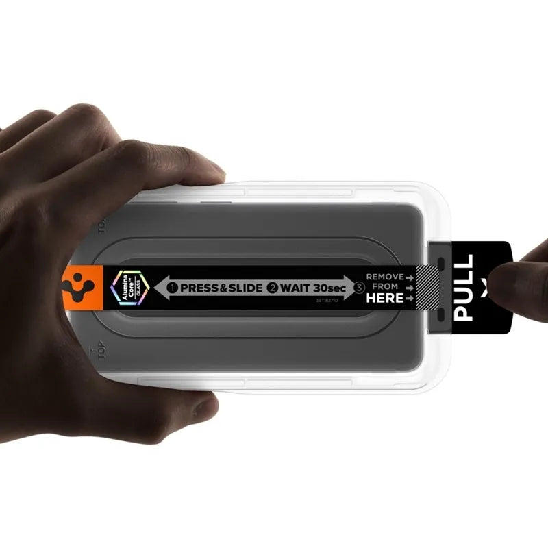 Spigen GLAS.TR EZ Fit Pro AC Anti Reflection 2-Pack – Neatspindintis grūdintas stiklas, skirtas Samsung Galaxy S26 (2 vnt.)