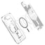 Spigen Ultra Hybrid Mag MagSafe – dėklas skirtas iPhone 17e / 16e (Zero One White)