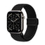 Crong Wave Band – pintas dirželis Apple Watch 44/45/46/49 mm (juodas)