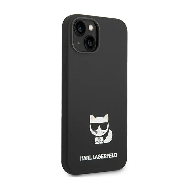 Karl Lagerfeld Choupette Body – dėklas Apple iPhone 14 Plus (juodas)