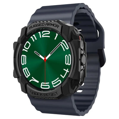 Spigen Rugged Armor – Dėklas Samsung Galaxy Watch Ultra 47 mm (2025/2024) (Matte Black)