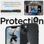 Spigen Ultra Hybrid – dėklas iPhone 15 Plus / iPhone 14 Plus (juodas)