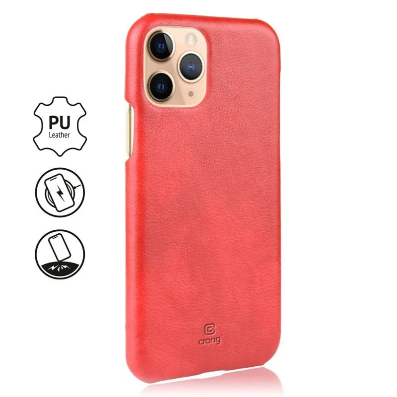 „Crong Essential Cover“ – „iPhone 11 Pro Max“ dėklas (raudonas)