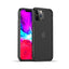Crong Hybrid Carbon – dėklas iPhone 12 Pro Max (juodas)
