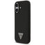 Guess Silicone Triangle Logo MagSafe – dėklas iPhone 17 (juodas)