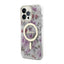 Guess Flower MagSafe – dėklas iPhone 14 Pro (skaidrus)