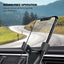 Crong Gravity Auto-Clip automobilinis laikiklis - gravitacinis telefono laikiklis 4,7"- 6,5" telefonams (juodas)