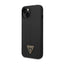 Guess Silicone Triangle Logo – dėklas iPhone 14 Plus telefonui (juodas)
