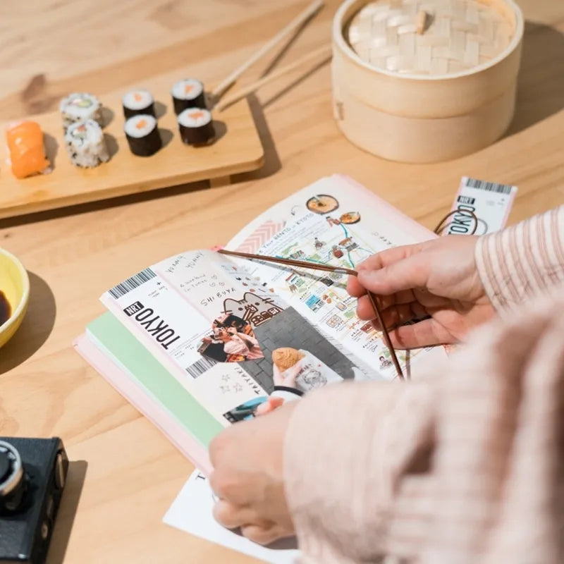 Pusheen – B6 kelionių sąsiuvinis iš „Sushi Roll“ kolekcijos