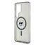 Karl Lagerfeld Button Choupette Head Printed Logo MagSafe - dėklas Samsung Galaxy S25 Ultra (juodas)