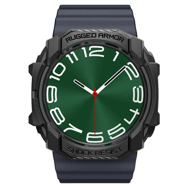 Spigen Rugged Armor – Dėklas Samsung Galaxy Watch Ultra 47 mm (2025/2024) (Matte Black)