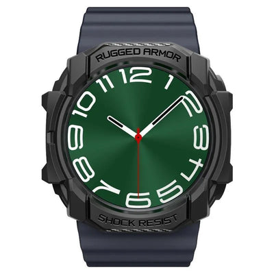 Spigen Rugged Armor – Dėklas Samsung Galaxy Watch Ultra 47 mm (2025/2024) (Matte Black)