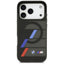 BMW M IML Metal Buttons Tricolor Lines MagSafe – dėklas iPhone 17 Pro (juodas)