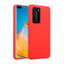 Crong Color Cover - dėklas Huawei P40 Pro (raudonas)