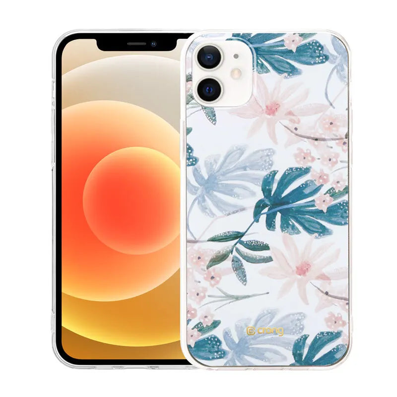 Crong Flower Case – dėklas iPhone 12 Mini (raštas 01)