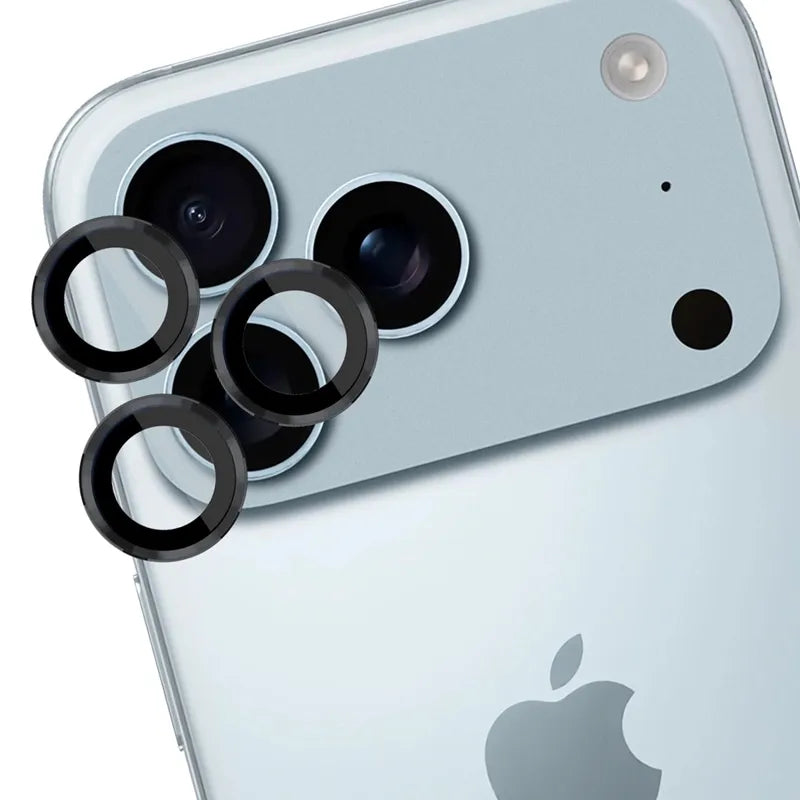 3mk Lens Protection Pro – fotoaparato lęšio stikliukas, skirtas iPhone 17 Pro / iPhone 17 Pro Max (juodas)