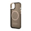 Guess Gold Outline Translucent MagSafe – Dėklas iPhone 14 Plus (juodas)