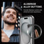 Crong Clear MAG Pro – iPhone 15 MagSafe dėklas (juodas)