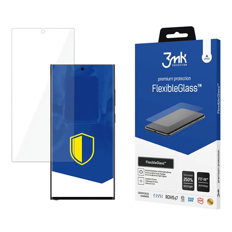 3mk FlexibleGlass – hibridinis stiklas Samsung Galaxy S24 Ultra telefonui