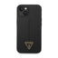 Guess Silicone Triangle Logo – dėklas iPhone 14 Plus telefonui (juodas)