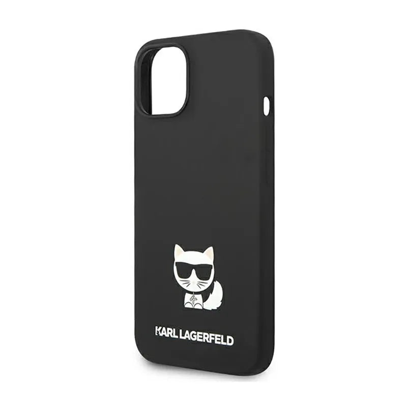 Karl Lagerfeld Choupette Body – dėklas Apple iPhone 14 Plus (juodas)