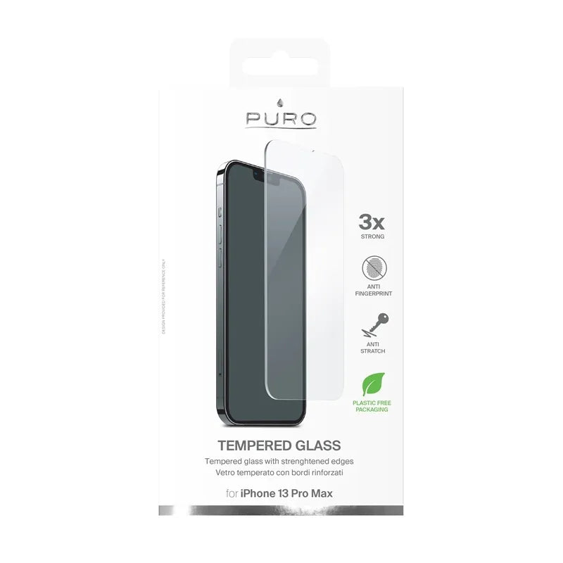 PURO apsauginis stiklas, skirtas iPhone 14 Plus / iPhone 13 Pro Max ekranui