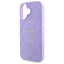 Guess Saffiano Peony Classic Logo MagSafe – dėklas iPhone 16 (violetinis)