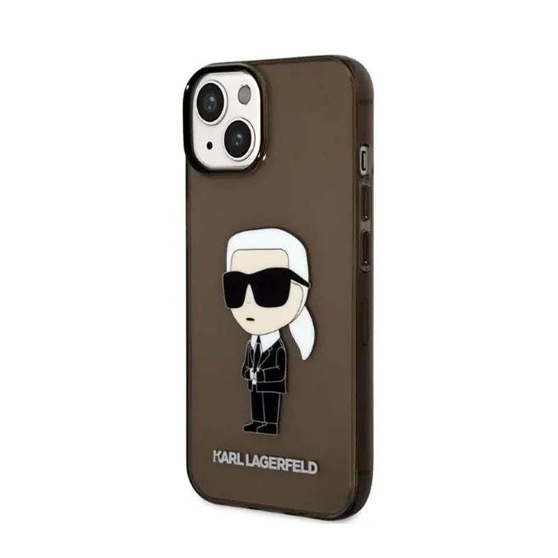 Karl Lagerfeld IML NFT Ikonik – dėklas iPhone 14 Plus (juodas)