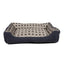 Minkšta šunų lova sofa 75 x 58 x 19 cm, L dydis (tamsiai mėlyna)