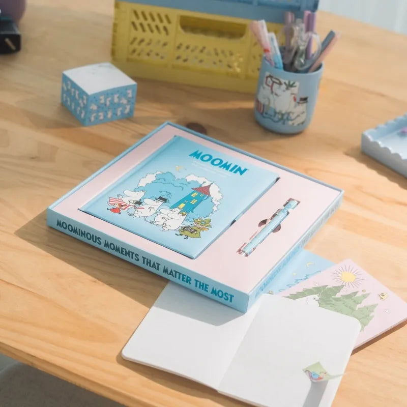 Moomins – Užrašų knygelė / A5 bloknotas su tušinuku