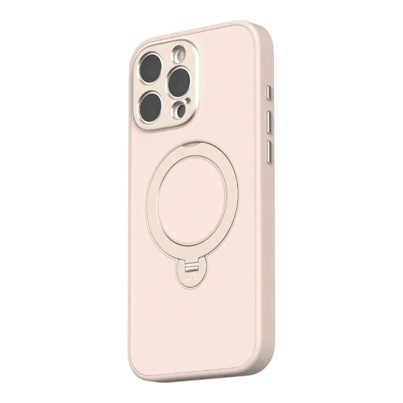 „Moshi Kameleon MagSafe“ – dėklas „iPhone 16 Pro Max“ su stovelio funkcija (šviesiai rožinė)