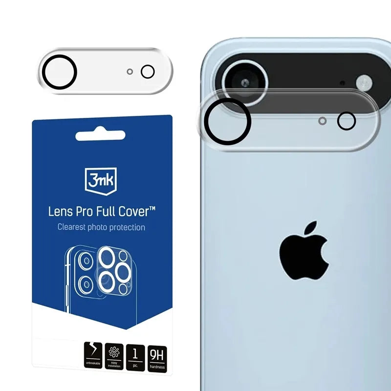 3mk Lens Pro Full Cover – kameros lęšio stiklas, skirtas iPhone Air