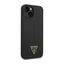 Guess Silicone Triangle Logo – dėklas iPhone 14 Plus telefonui (juodas)