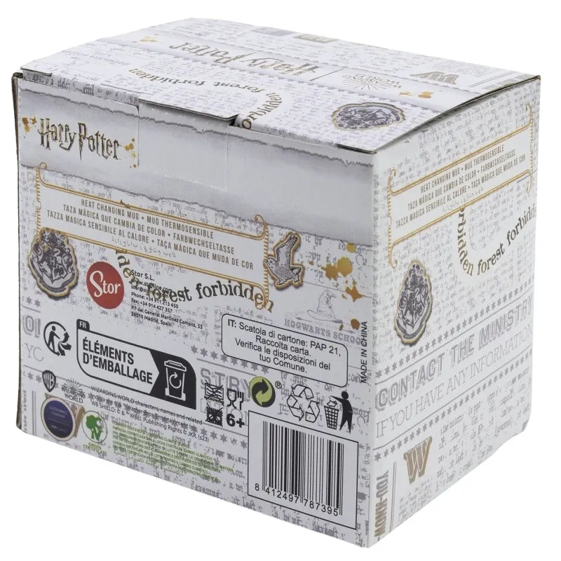 Harry Potter – Spalvą keičiantis keramikinis puodelis dovanų dėžutėje 325 ml