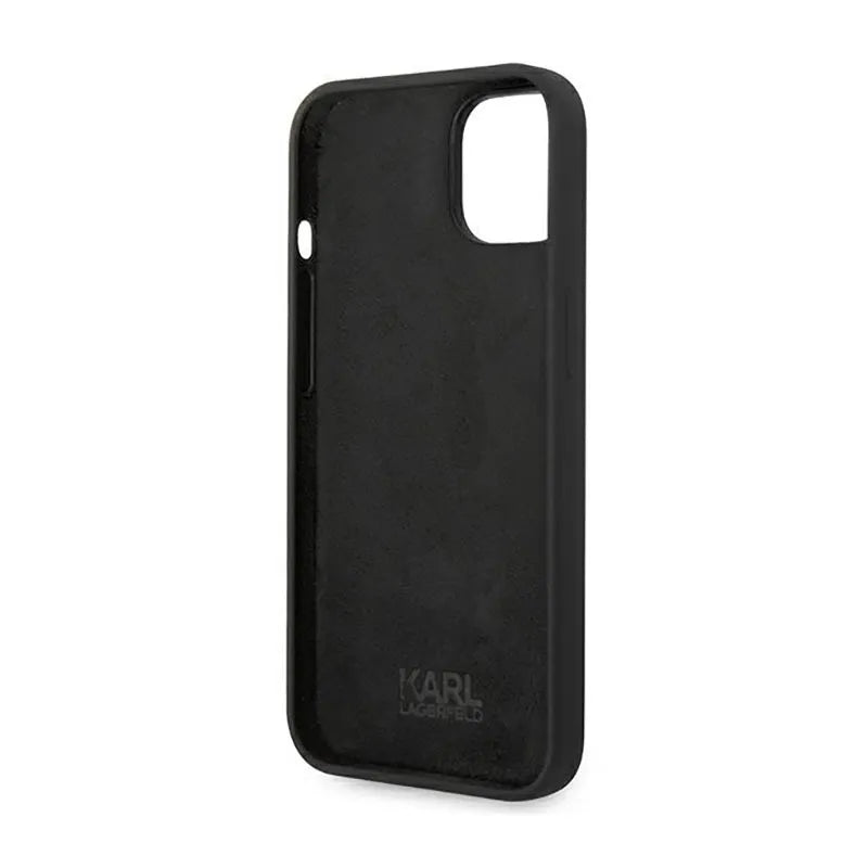 Karl Lagerfeld Choupette Body – dėklas Apple iPhone 14 Plus (juodas)