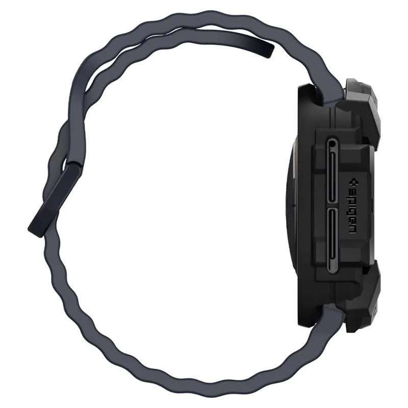 Spigen Rugged Armor – Dėklas Samsung Galaxy Watch Ultra 47 mm (2025/2024) (Matte Black)