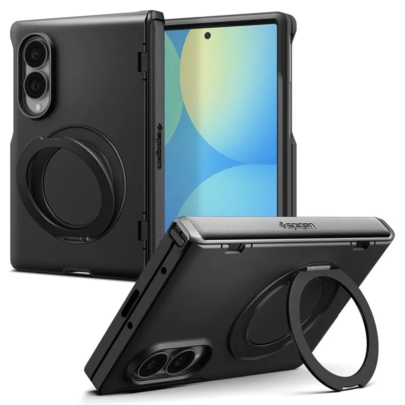 Spigen Slim Armor Pro S MagSafe – dėklas Samsung Galaxy Z Fold 8 (juodas)