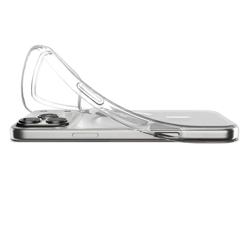 Spigen Liquid Crystal Mag MagSafe – dėklas iPhone 17 Pro Max (skaidrus/baltas)