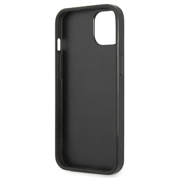 Karl Lagerfeld Perforated Allover - Dėklas iPhone 13 mini telefonui (juodas)