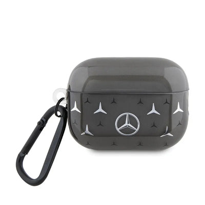 Mercedes Large Star Pattern – „AirPods Pro 2“ dėklas (juodas)