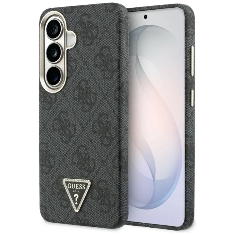 Guess 4G Triangle Logo MagSafe – dėklas Samsung Galaxy S26 (juodas)